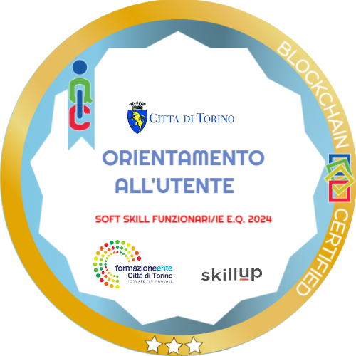 ORIENTAMENTO ALL'UTENTE (Gold) - SOFT SKILL FUNZIONARI/IE EQ 2024
